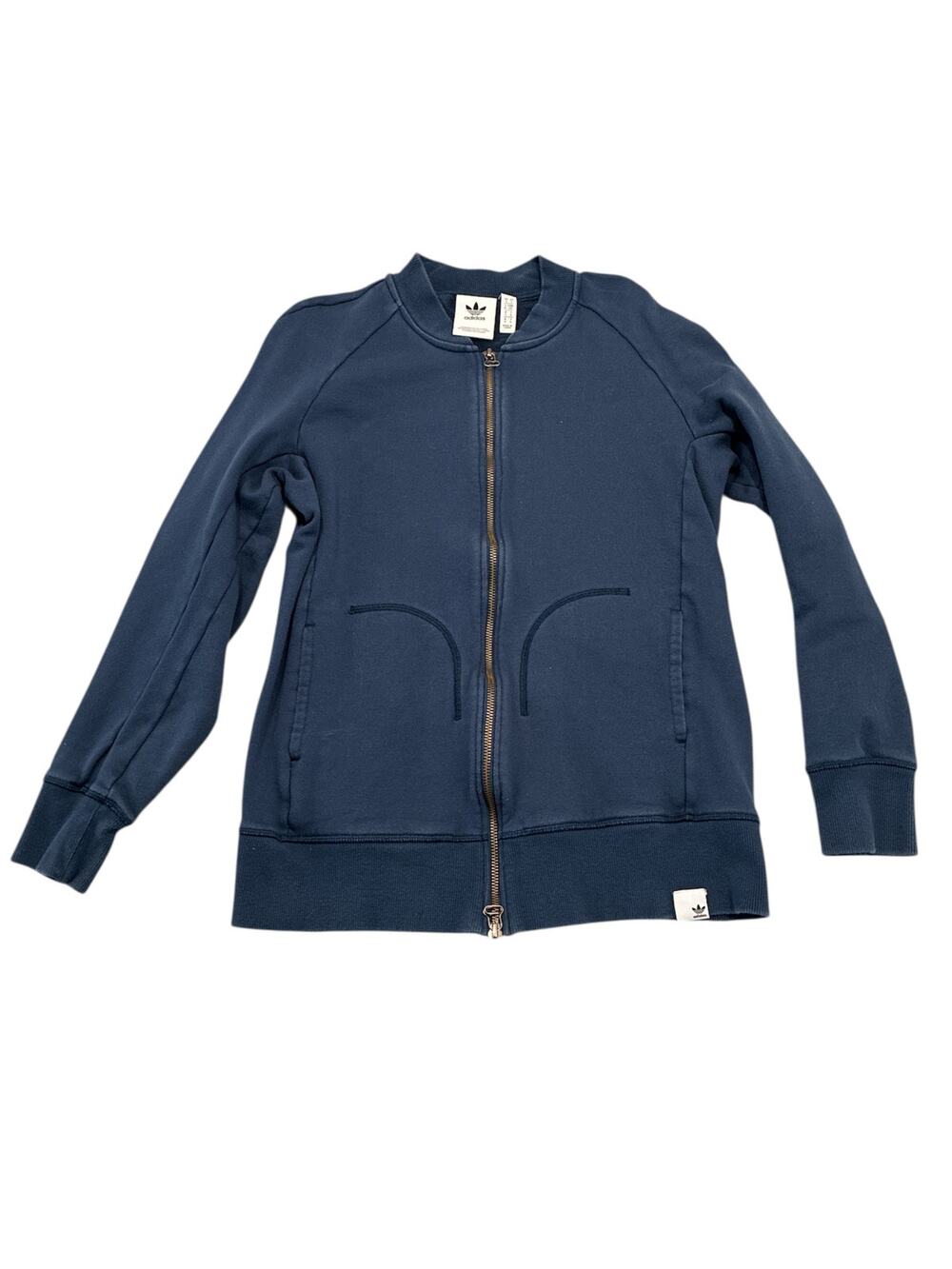 Adidas Bomber Style Full Zip Sweatshirt Athleisure